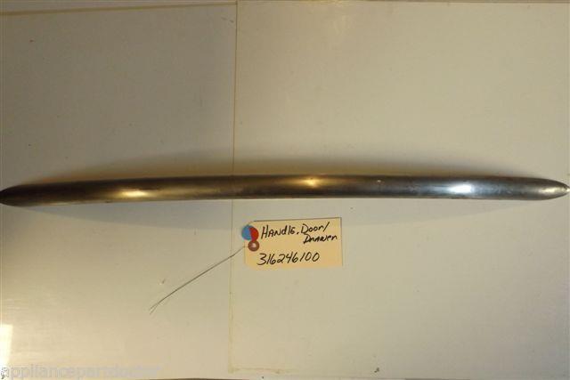 FRIGIDAIRE STOVE 316246100 Handle,door/drawer ,stainless USED FRIGIDAIRE STOVE 316246100 Handle,door/drawer ,stainless USED